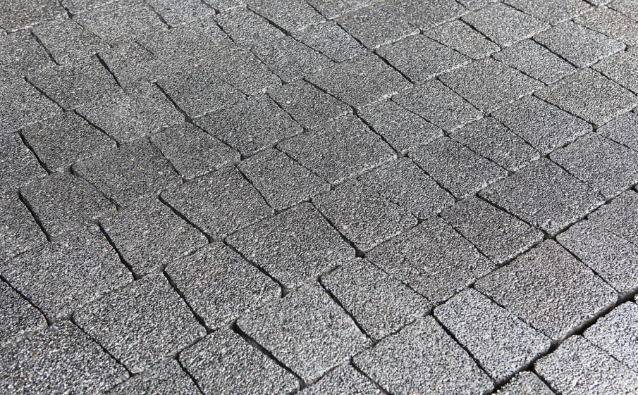 Плитка тротуарная Антик А.3.А.4 стоунмикс черный, комплект 5 шт, толщина 40 мм