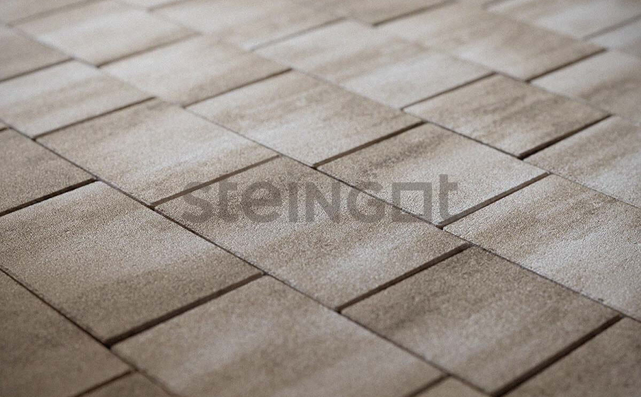 Плитка тротуарная Steingot Color Mix, Новый город, Травертин, толщина 60 мм
