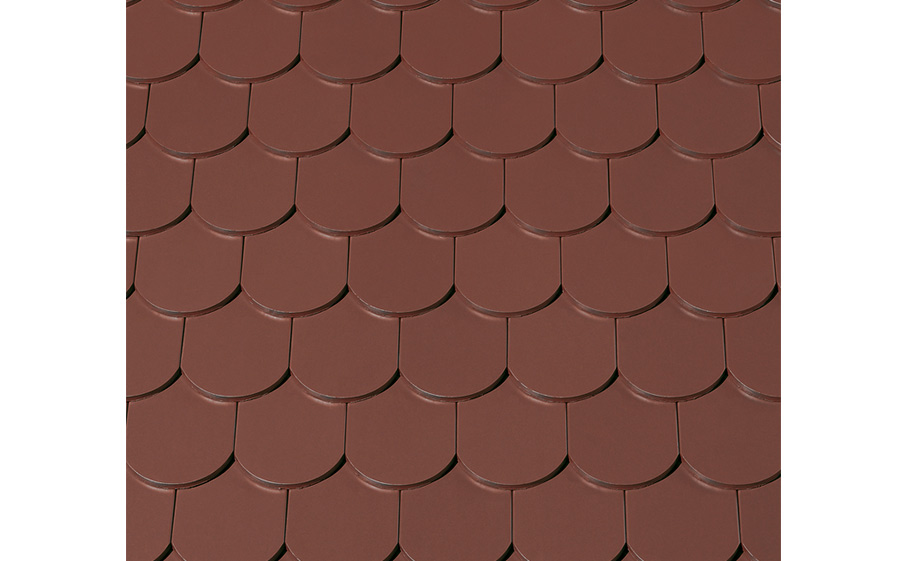 Керамическая черепица рядовая CREATON Biber Klassik Nuance коричневый ангоб
