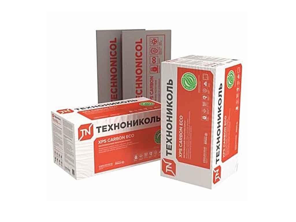 Экструдированный пенополистирол Технониколь XPS Carbon Eco FAS/2 S/2 L-кромка, 1180*580*50 мм