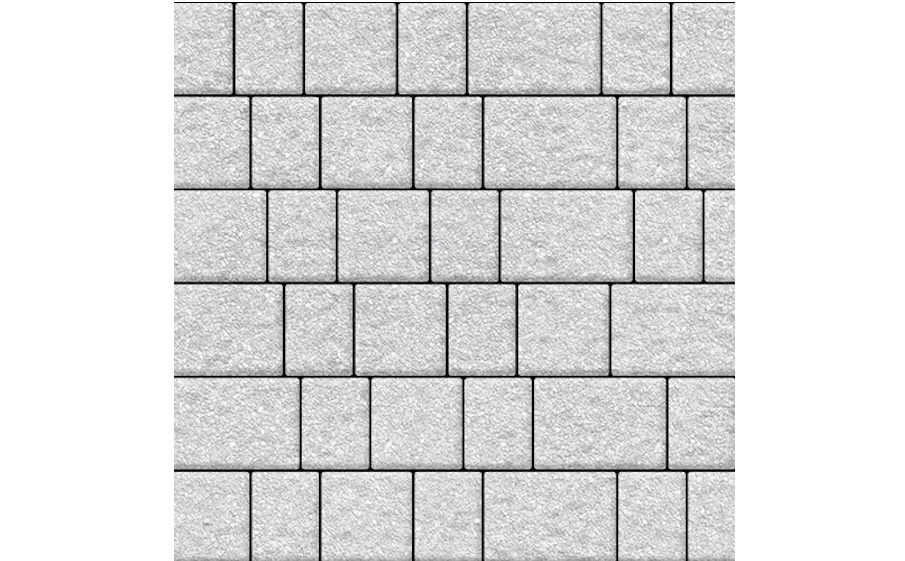 Плитка тротуарная SteinRus Инсбрук Инн Б.6.Фсм.6, Native, белый, толщина 60 мм