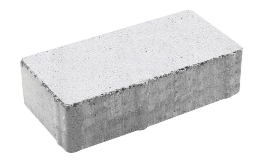 Плитка тротуарная Прямоугольник Б.5.П.6 стоунмикс белый, 600*300*60 мм