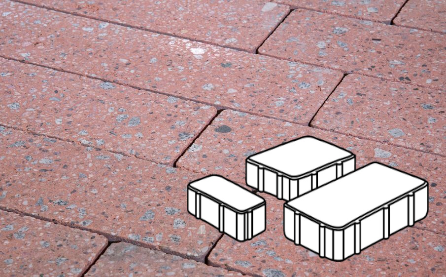 Плитка тротуарная Готика, Granite FINO, Новый Город В.2.Псм.8, Травертин, 260/160/100*160*80 мм