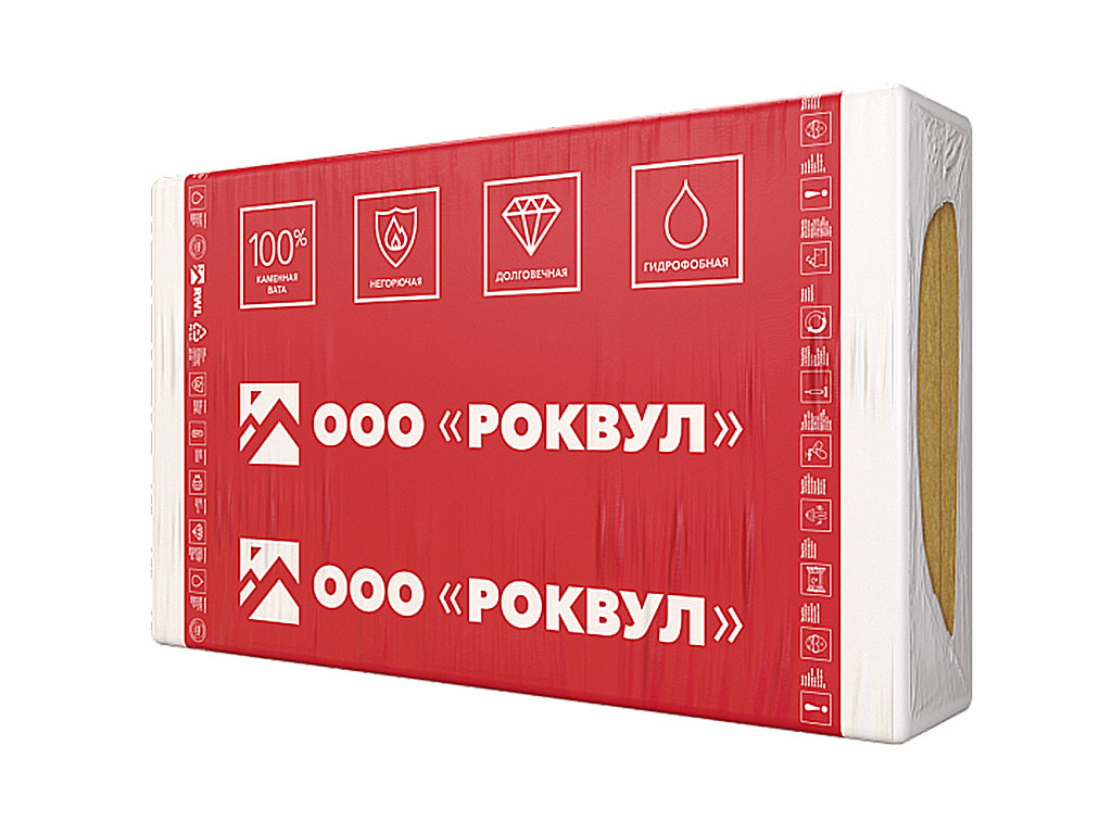 Утеплитель РОКВУЛ ФАСАД БАТТС БАЛКОН, 3 шт/уп, 1000*600*100 мм 