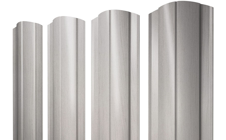 Штакетник Круглый фигурный Print Elite Milky Wood