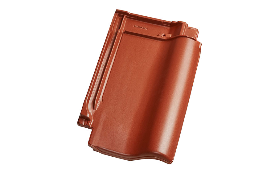 Керамическая черепица рядовая TONDACH Samba 11 (Sensaton 11), Red engobe