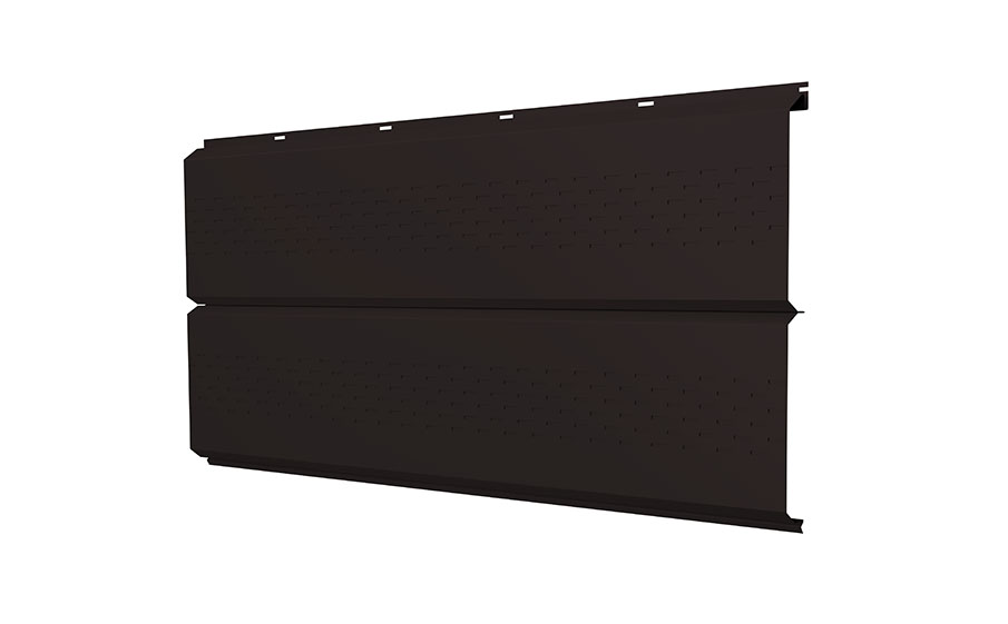 Софит Grand Line ЭкоБрус new без перфорации 0,45 Drap ST RAL 9005