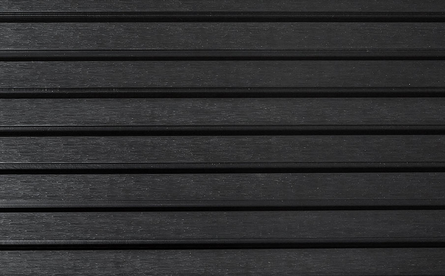 Реечная фасадная панель из ДПК CM Wall Black wood (Черное дерево), 4000*219*26 мм