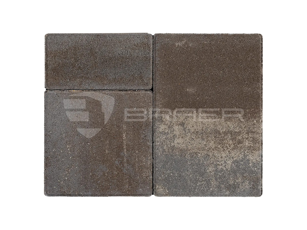 Плитка тротуарная BRAER Старый город Ландхаус Color Mix Байкал, толщина 60 мм
