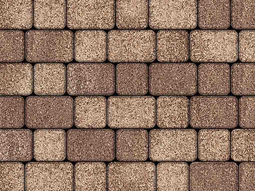 Тротуарная плитка Классико Б.1.КО.6 М листопад гранит хаски, комплект 2 шт, толщина 60 мм