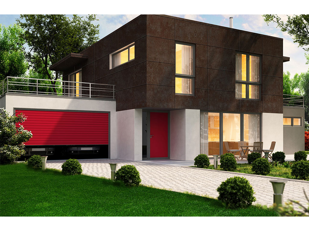 HPL-панель Greenlam Patterns SUD 9209 Russet Stein двухсторонняя, 3050*1300*10 мм