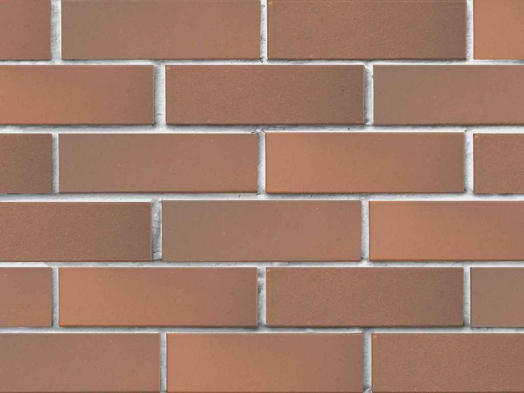 Кирпич облицовочный пустотелый ЛСР, светло-коричневый флэш, гладкий, 250*120*65 мм