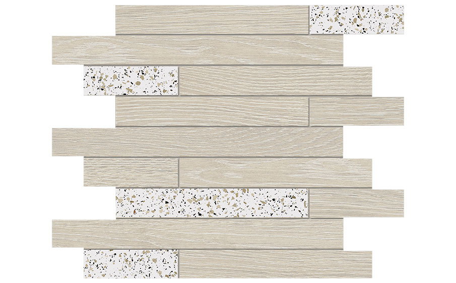 Мозаика Estima Muretto Kraft Wood KW00/CM00, 350*300*10 мм