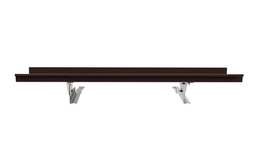 Переходный мостик Borge для черепичной кровли оцинкованный RAL 8017, 1,5 м