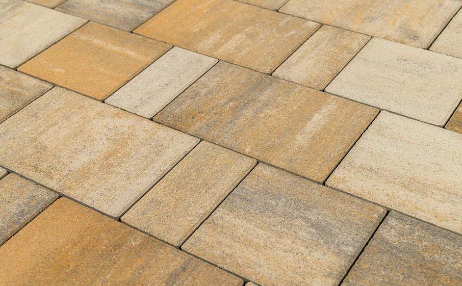 Плитка тротуарная BRAER Старый город Ландхаус Color Mix Песчаник, толщина 60 мм