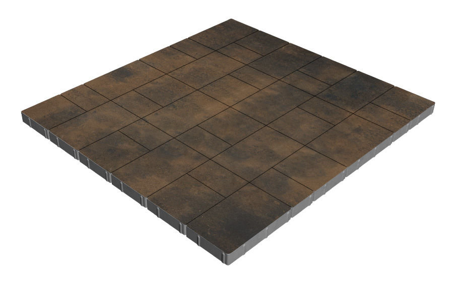 Плитка тротуарная SteinRus Новый город А.7.Фсм.4, гладкая, Бомонт, толщина 40 мм