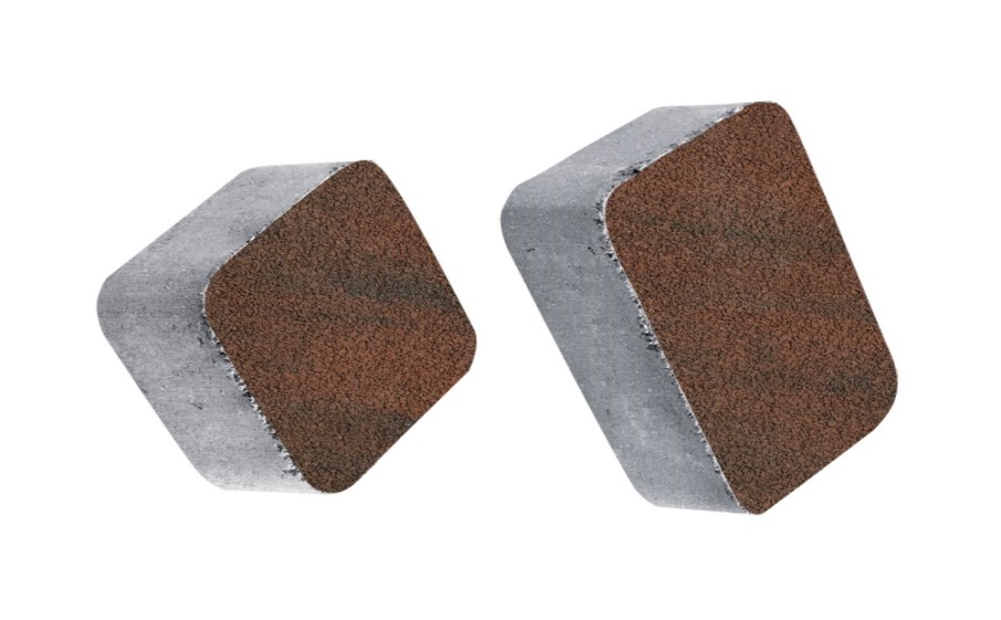 Плитка тротуарная Классико А.1.КО.4 листопад гранит клинкер, комплект 2 шт, толщина 40 мм