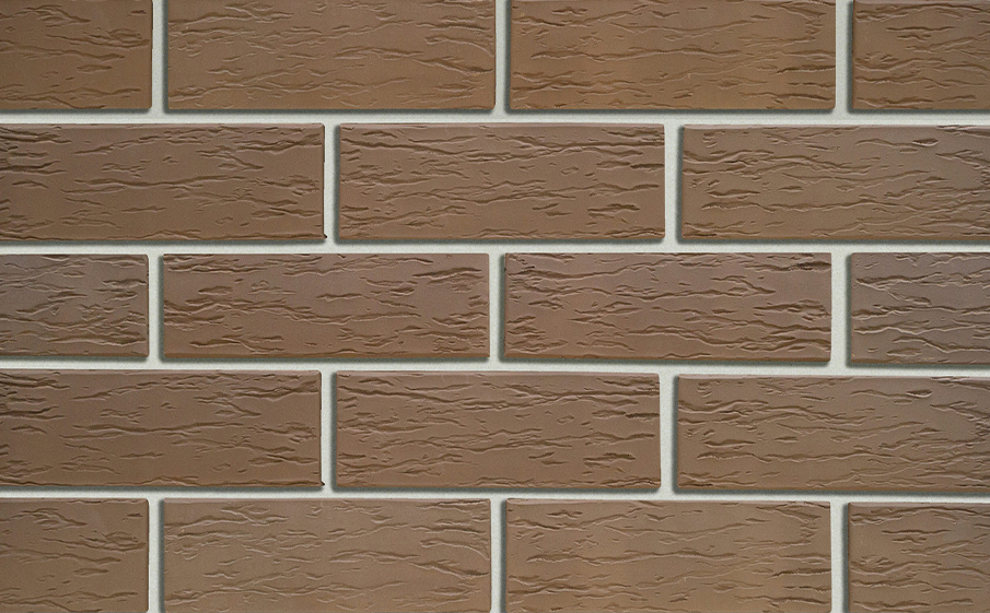 Кирпич облицовочный Кротовский КЗ Классика Шоколад кора дуба 250*120*88 мм