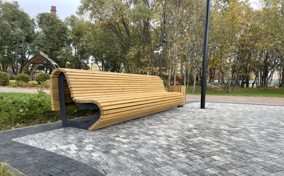 Плитка тротуарная Антик Б.3.А.6 листопад гладкий антрацит, комплект 5 шт, толщина 60 мм