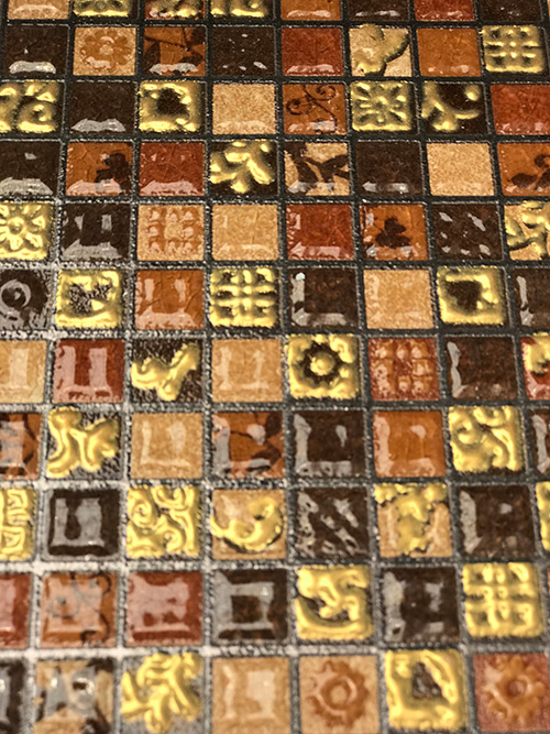 Клинкерная декоративная вставка Gres Aragon Tabica Geo Tierra, 325*119*16 мм