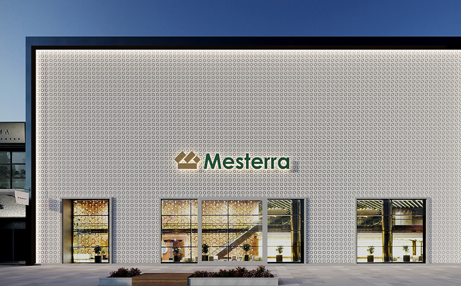 Декоративный бриз-блок Mesterra Кобого / Cobogo 0201, под покраску, 250*250 мм