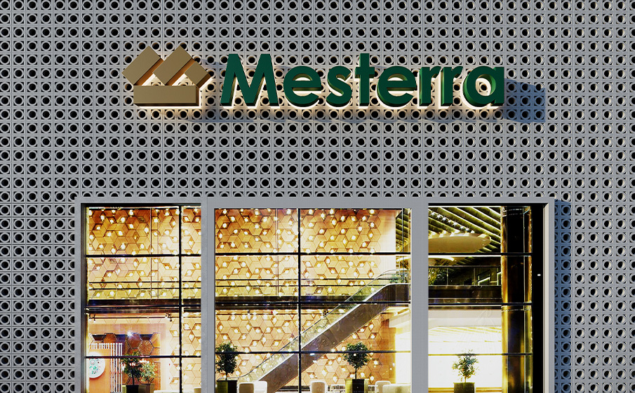 Декоративный бриз-блок Mesterra Cobogo 0101, под покраску, 250*250*70 мм