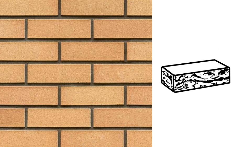 Кирпич клинкерный Muhr 23 Morgenrote готик, 290*90*71 мм