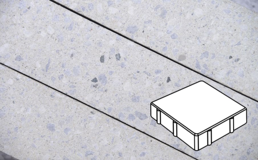 Плитка тротуарная Готика, Granite FINO, Квадрат В.1.К.8, Мансуровский, 150*150*80 мм