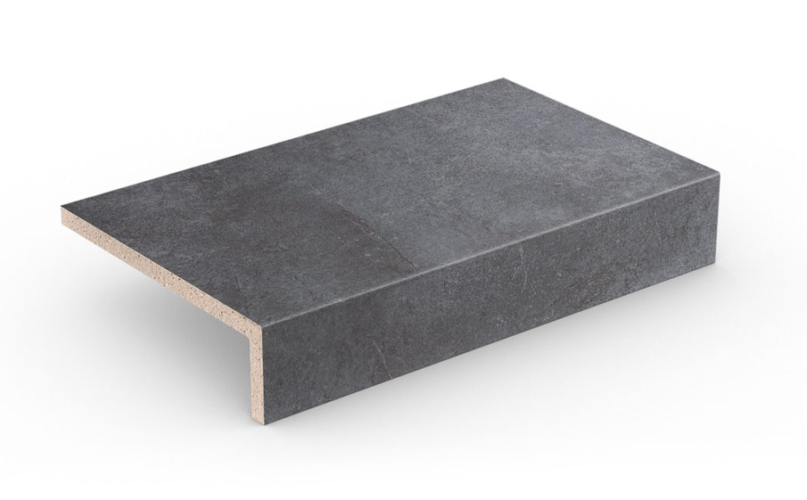 Клинкерная ступень прямоугольная Stroeher Keraplatte Aera, 710 crio, 294х175х52х10 мм