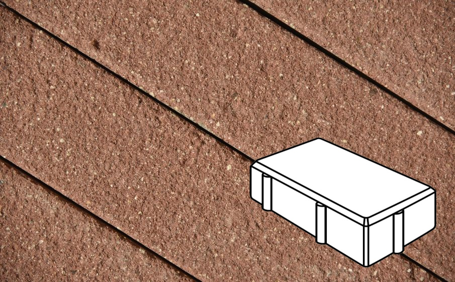 Плитка тротуарная Готика Premium Bronze, Брусчатка Б.2.П.7, №21, 200*100*70 мм