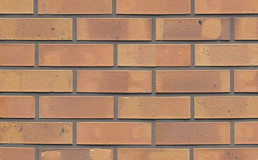 Кирпич клинкерный облицовочный 7-щелевой Muhr 08 K Lachsrot Kohle гладкий, 250*120*65 мм