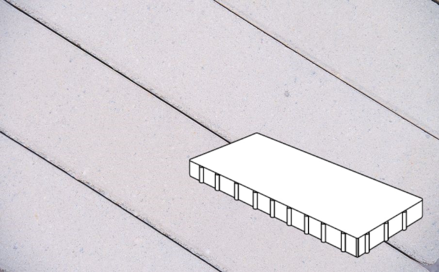 Плитка тротуарная Готика Profi, Плита Б.8.П.8, кристалл, частичный прокрас, б/ц, 800*400*80 мм