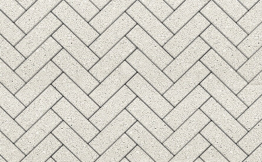 Плитка тротуарная Паркет Б.9.Псм.8 гранит белый, комплект 4 шт, толщина 80 мм