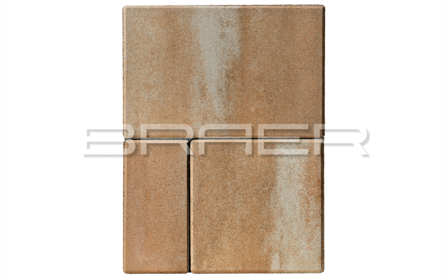 Плитка тротуарная BRAER Мозаика Color Mix Плато, толщина 60 мм