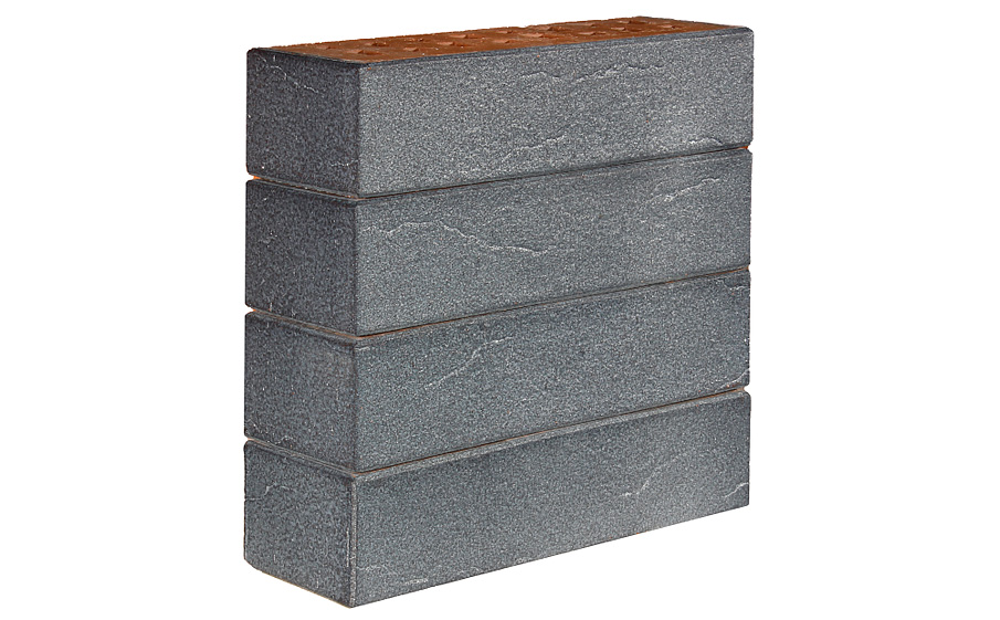 Кирпич клинкерный ЛСР Эльфюс серебристый винтаж, 250*85*65 мм