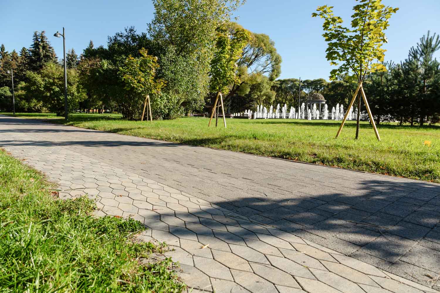 Плитка тротуарная Скошенный шестиугольник Б.1.ШГ.6 искусственный камень базальт, 100*100*100*60 мм 