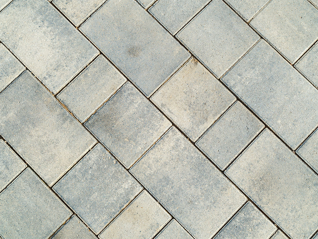 Плитка тротуарная SteinRus Новый город Рид В.8.Псм.8, гладкая, толщина 80 мм, Монохром