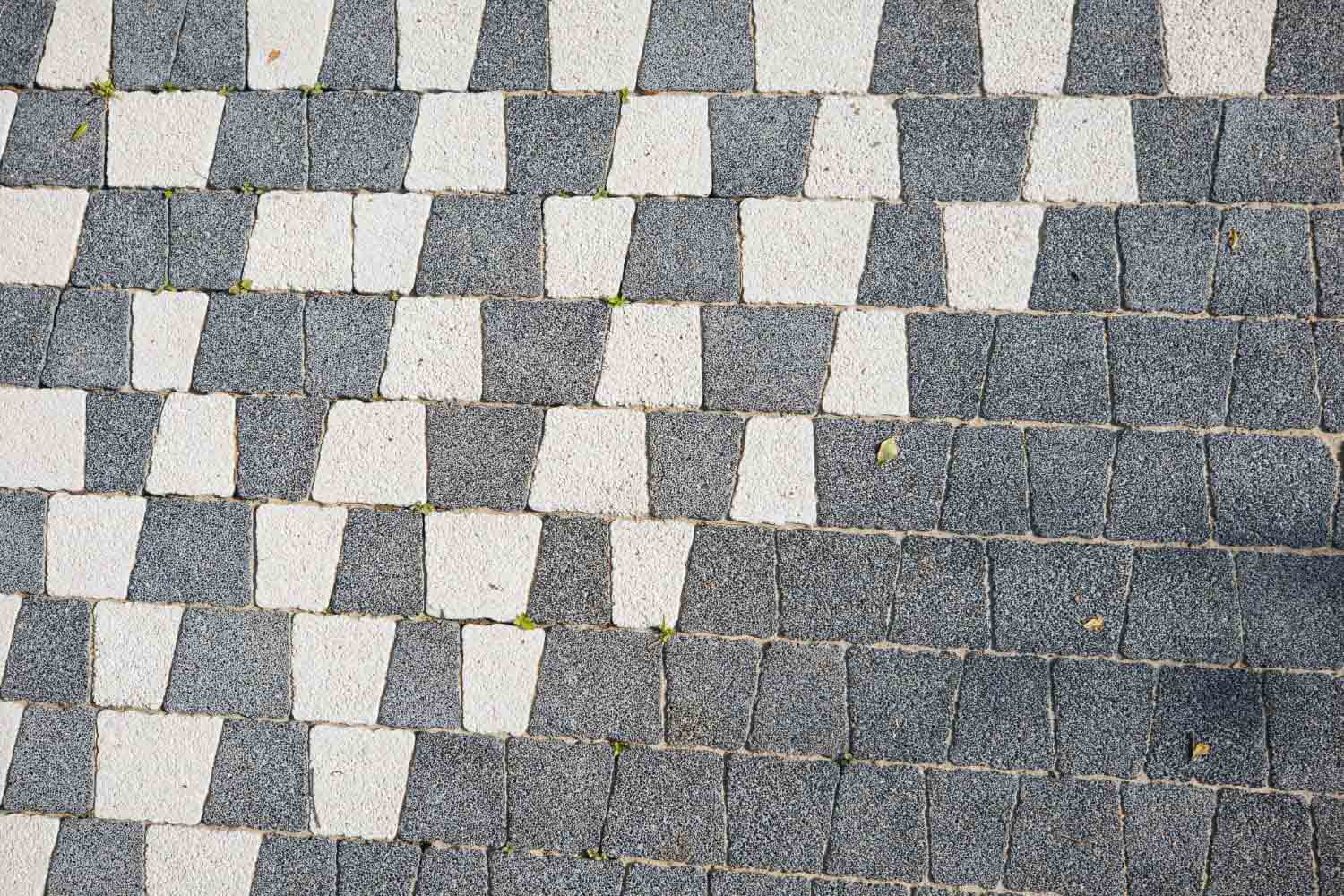 Плитка тротуарная Антик Б.3.А.6 стоунмикс белый, комплект 5 шт, толщина 60 мм