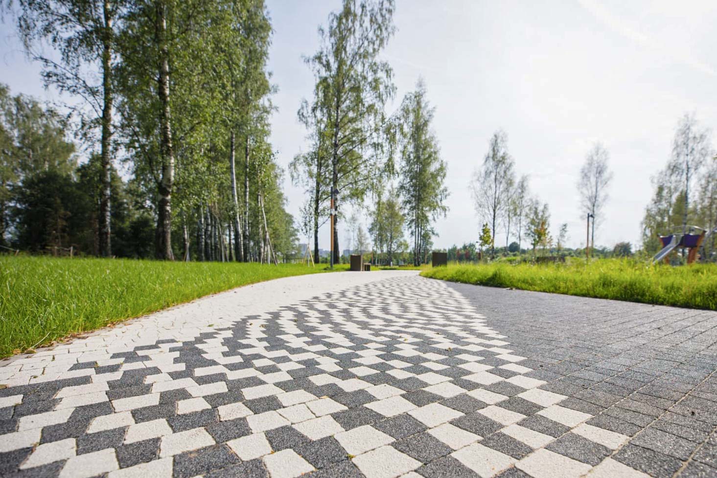 Плитка тротуарная Антик Б.3.А.6 стоунмикс белый, комплект 5 шт, толщина 60 мм