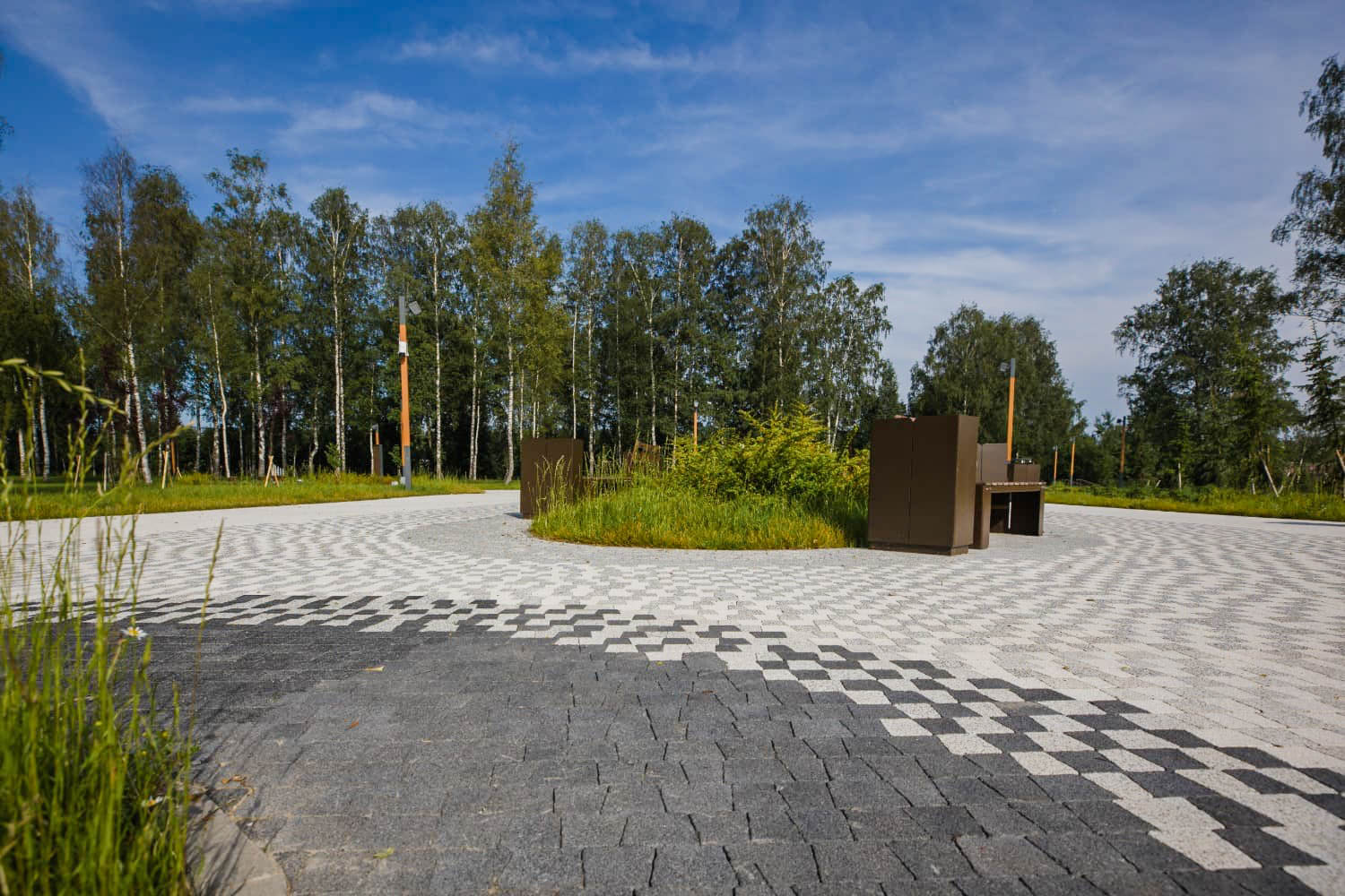 Плитка тротуарная Антик Б.3.А.6 стоунмикс черный, комплект 5 шт, толщина 60 мм