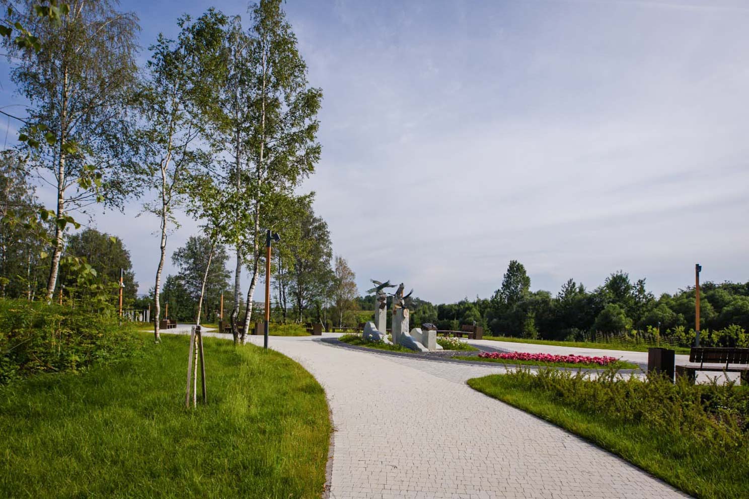 Плитка тротуарная Антик Б.3.А.6 стоунмикс белый, комплект 5 шт, толщина 60 мм