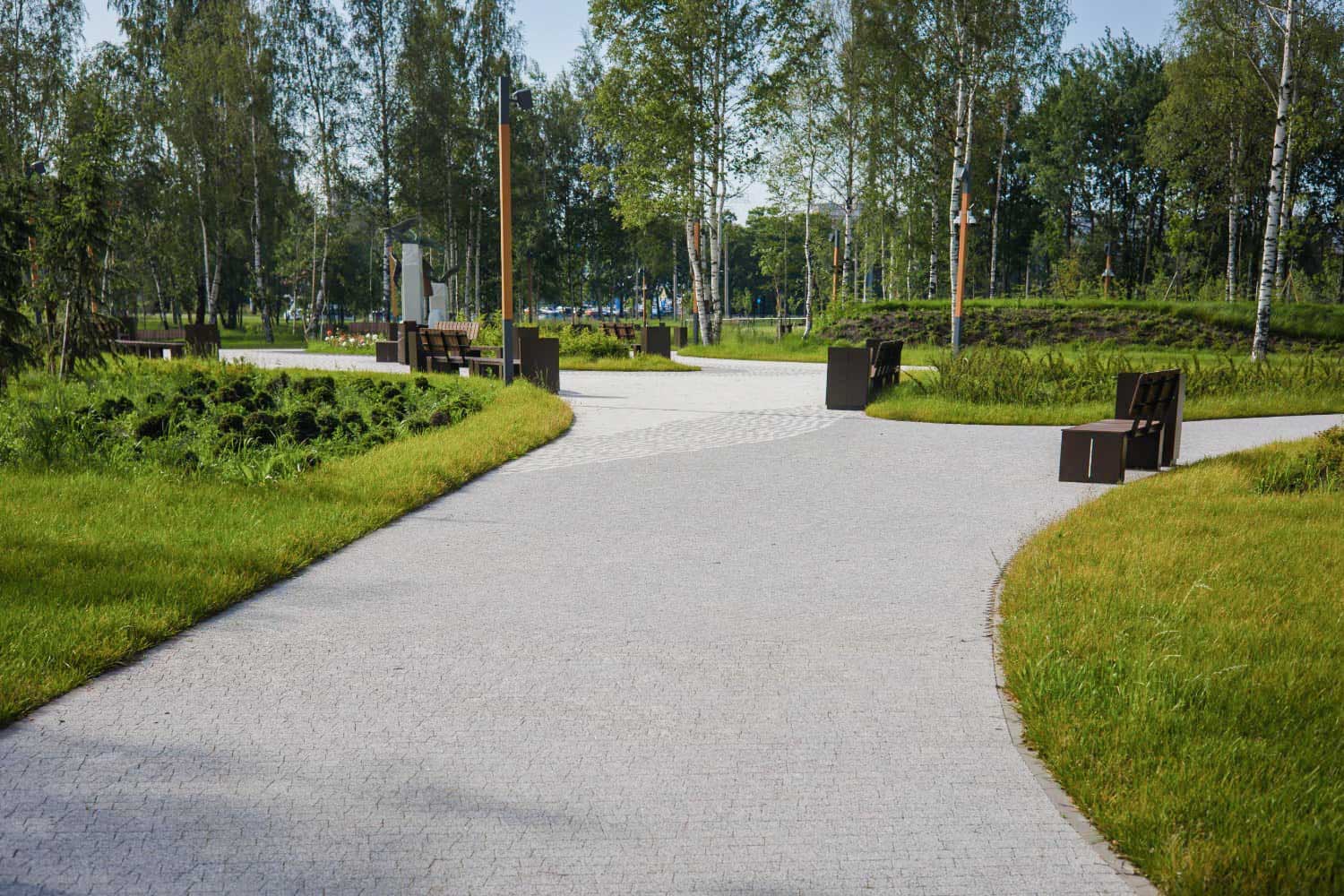 Плитка тротуарная Антик Б.3.А.6 стоунмикс белый с черным, комплект 5 шт, толщина 60 мм