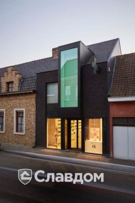 Аптека в Вату с облицовкой кирпичом Terca Agora Grafietzwart