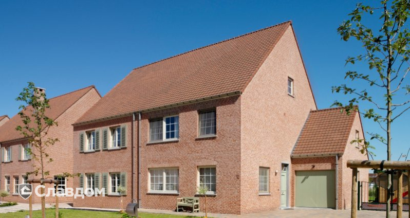 Частный дом с облицовкой кирпичом Terca Oud Malle