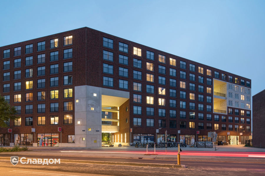 Многоквартирный дом с применением кирпича Terca Basstad