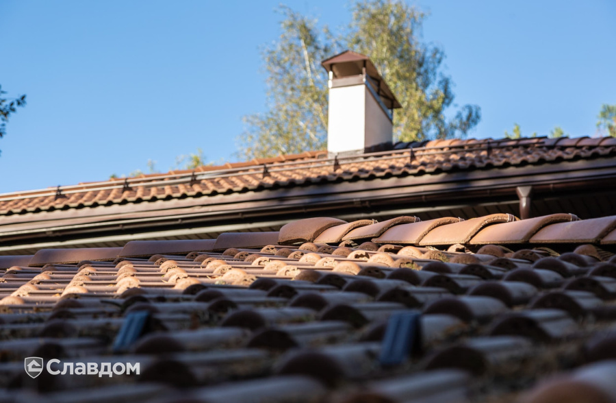 Частный дом в Ленинградской области с облицовкой кирпичом Terca 