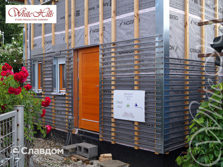 Жилой дом с применением НФС Ronson