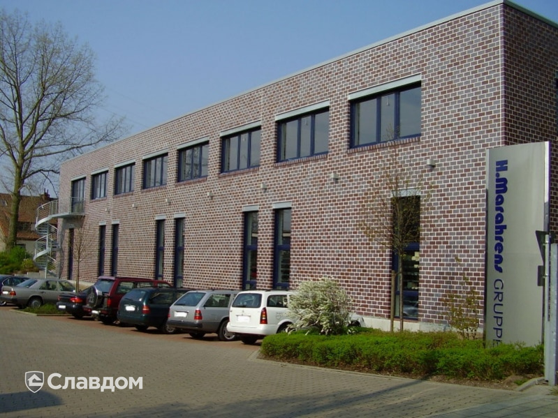 Офисное здание с облицовкой кирпичом Terca KBB-f