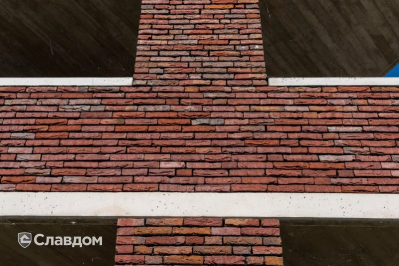 Жилой комплекс в Баттеле с облицовкой кирпичом Terca Paarsblauw