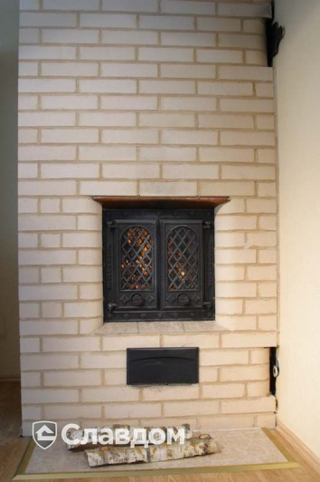 Камин с облицовкой кирпичом Terca Kuura гладкий